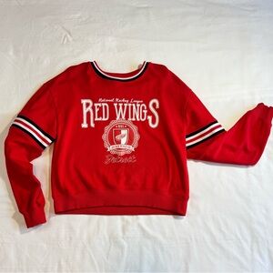 NHL Detroit Red Wings Red Sweatshirt Women’s Medium